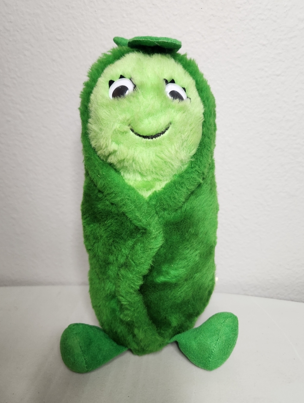 Del Monte VTG Country Yumkin Sweetie Pea 10" Plush 1982
